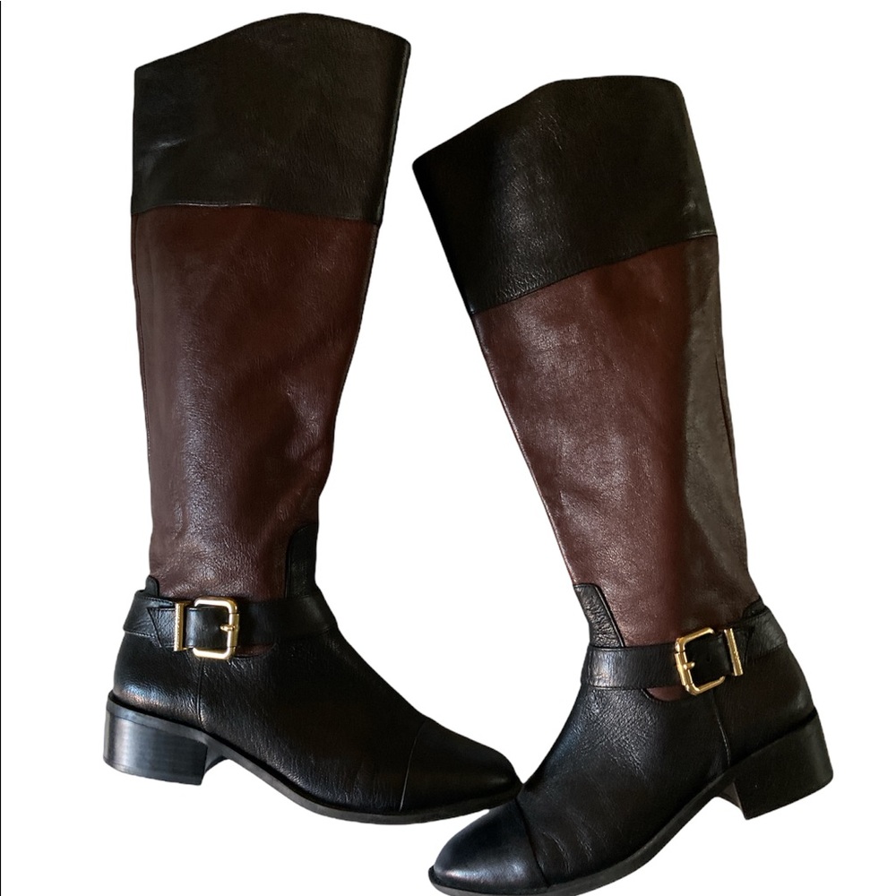Vince Camuto Color Block Tall Boots - image 1